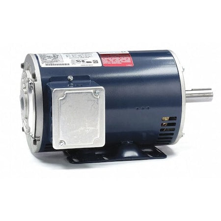 Leeson 143TTDR6052 - Three-Phase General Purpose Motor, 1 HP, 143 T Frame, 230/460 V AC Voltage, 1760 rpm Nameplate RPM