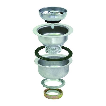 30017 - Strainer,Silver,4 1/2 in Dia