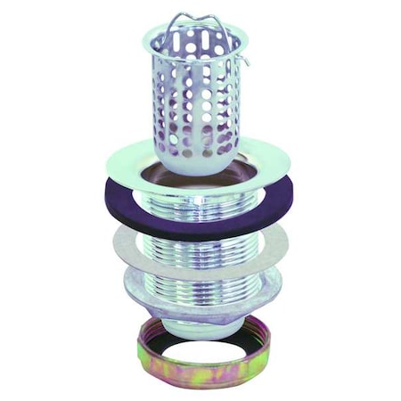 30037 - Strainer,Silver,3 in H,2 7/8 in Dia