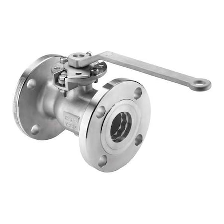 Keckley BVF1RF4RSSRGSL-300 - 3" Flanged Stainless Steel Ball Valve Inline