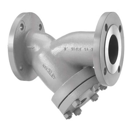 Keckley 12RFY-CS045P34-GBI-SA7 - Y Strainer, 1" Pipe, Flanged, Carbon Steel