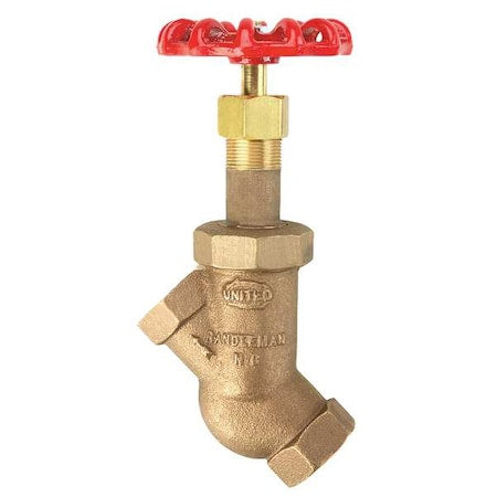 United Brass Works 285950 - Globe Valve,2",Bronze,FNPT,400 psi