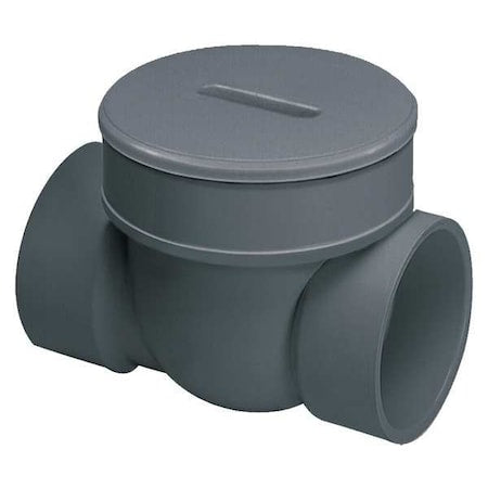 Spears S475P - Backwater Valve,4 In.,PVC,120 Deg F