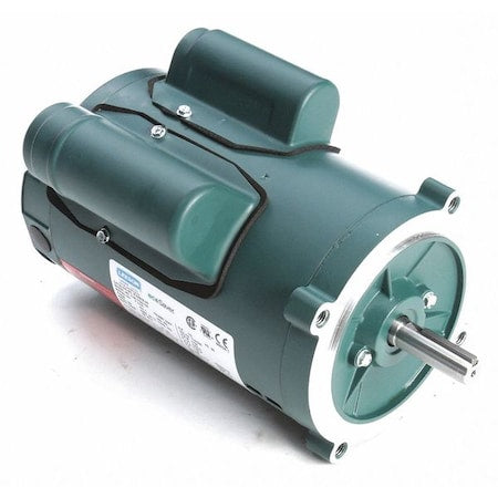 Leeson E100025.00 - Capacitor-Start/Run General Purpose Motor, 1/2 hp HP, 115/230 V AC Voltage, 56 C Frame