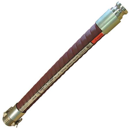 Boston H059964-PUR-15-SS-CXE - Chemical Hose Assembly,4" ID x 15 ft.