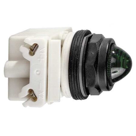 Schneider Electric 9001SKP38G9 - Pilot Light, Green, 30mm, Incandescent