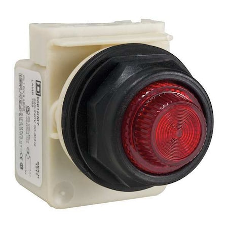 Schneider Electric 9001SKP7R31 - Pilot Light, Red, 30mm, Incandescent