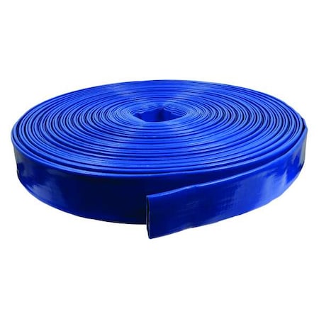 DPX600-100-G - 6" ID x 100 ft PVC Water Discharge Hose 45 PSI BL