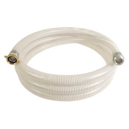 45DU44 - 1-1/4" ID x 20 ft PVC Water Suction Hose Clear/WT