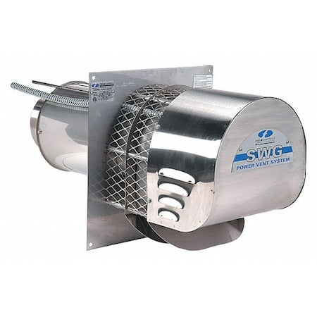 Field Controls SWG-6S - Power Venter, 115, Stainless Steel, 12 in W, 12 1/2 in H, 6 Inlet and Outlet Dia.