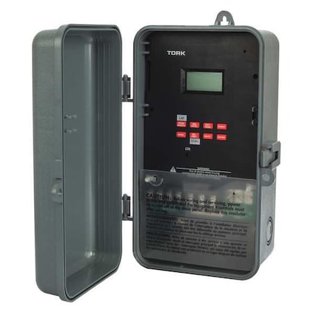 Nsi Tork DWZ200B - Electronic Timer,Astronomic,Gray,Plastic
