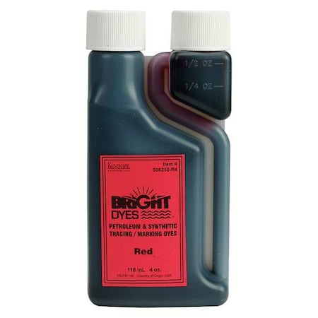 Kingscote 506250-R4 - Dye Tracer Liquid, Liquid, Red, 4 oz