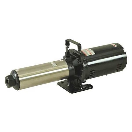 Dayton 45MW75 - Booster Pump, 1 1/2 hp, 208-230/460 V AC, 3 Phase, 3/4 in NPT Inlet Size, 13 Stage