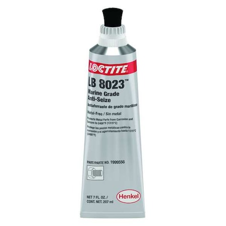 Loctite 1999556 - Anti-Seize, Marine Grade, Tube, 7 oz, Non-Metallic Base, 2400 Degrees F Max Op Temp, Paste