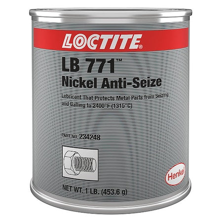 Loctite 234248 - Anti-Seize, General Purpose, Can, 1 lb, Nickel Base, 2400 Degrees F Max Op Temp, Paste