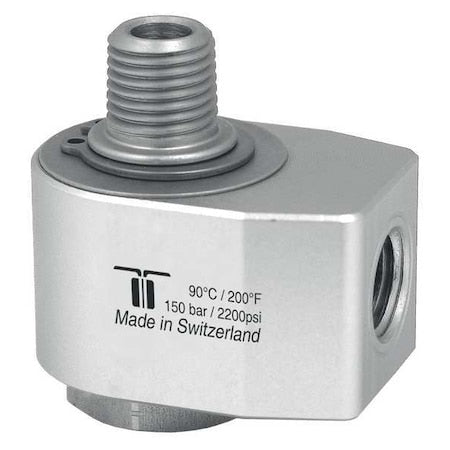 Mosmatic 40.021 - Rotary Union,Elbow,Brass,1/4"Threaded