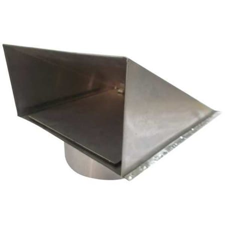 Dayton 45PE73 - Wall Cap,8 in. Fits Duct Size,Aluminum