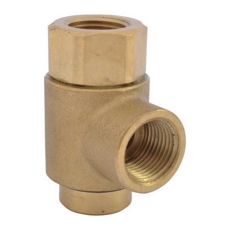 Speedaire 6WA70-1 - Swivel,90 Deg.,Steel,3/8 in FNPT Inlet