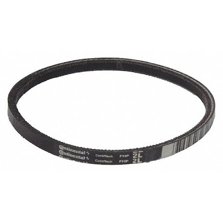 Continental 2L120 - FHP V-Belt, Power Span, 2 L120, 2 L, Polybutadiene Rubber, 12 in, 1/4 in Top Width