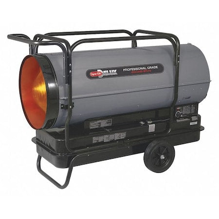 Dyna-Glo KFA650DGD - Portable Oil and Kerosene Torpedo Heater, 650,000 Btu H, #1 Diesel, #1 Fuel Oil, K-1 Kerosene