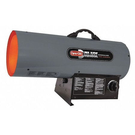 Dyna-Glo RMC-FA125DGD - Portable Gas Torpedo Heater, Liquid Propane, Continuous Spark, 11 13/16 in Wx 25 19/32 in L