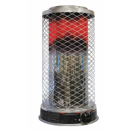 Dyna-Glo RA125LPDGD - Portable Gas Floor Heater, Liquid Propane, Matchless Piezo, 16 11/32 in Wx 16 11/32 in L