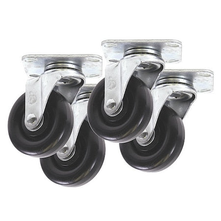 Portacool PARPACCST400 - Caster Kit,12" L x 12" W x 4" H Size