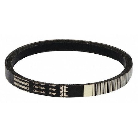 Continental 3L520 - FHP V-Belt, Power Span, 3 L520, 3 L, Polybutadiene Rubber, 52 in, 3/8 in Top Width