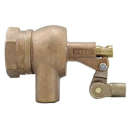 Watts 1500 - Float Valve,1-1/2 In,Bronze,Pipe Mount