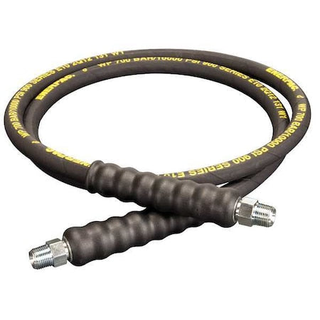 Enerpac H9306 - H9306, 6 ft., Heavy-duty Rubber High Pressure Hydraulic Hose, .38 in. Internal Diameter