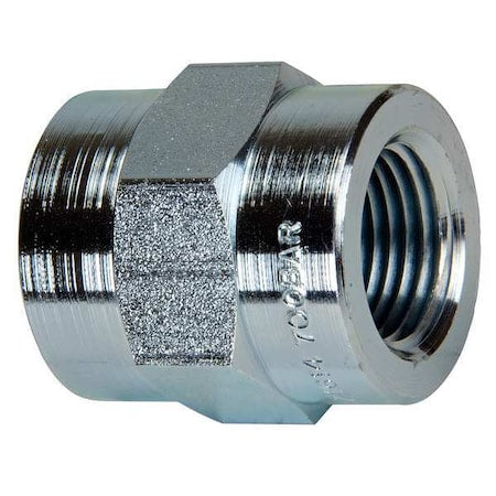 Enerpac FZ1614 - FZ1614, High Pressure Fitting, Coupling, 10,000 psi, Connection 3/8" NPTF Female to 3/8" NPTF Female