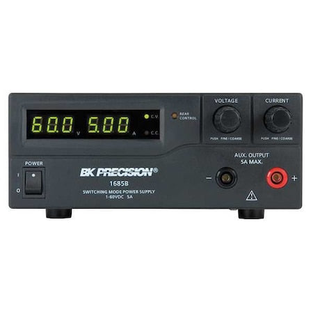 B&K Precision 1685B - Switching DC Power Supply, 100/240 V AC, 60 V DC, 300 W, 5 A