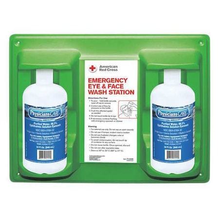 First Aid Only 711005 - Eye Wash Station,2-32 oz. Bottles
