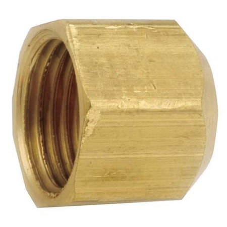 704040-08 - 1/2" Female Flare Low Lead Brass Cap
