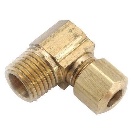700069-0406 - Elbow, Brass, Comp. 1/4 in, MNPT 1/2 in