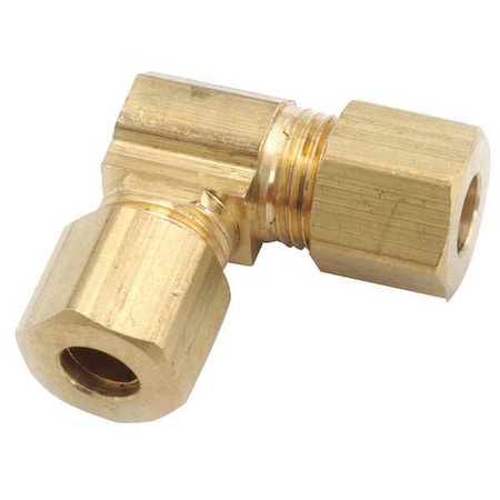 700065-06 - 3/8" Compression Low Lead Brass Female 90 Degree Elbow