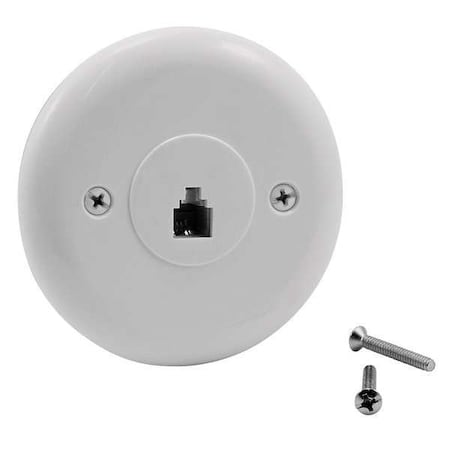 Dayton 48C167 - Wall/Ceiling Plate,White