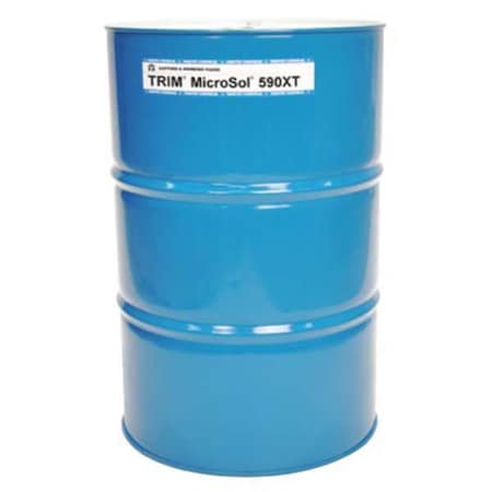 Trim MS590XT-54G - Coolant, Micro Sol 590 XT, Semisynthetic, 54 gal, Drum, Amber