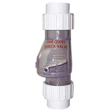 Magic B-0823-20C - 2" Slip Clear PVC Silent Check Valve