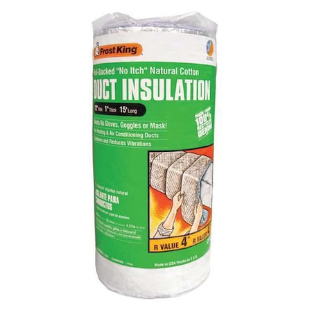 Frost King CF55 - Duct Insulation,Cotton,15 ft. L