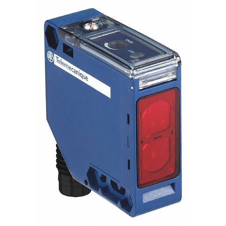Telemecanique Sensors XUK9APANM12 - Polarized Retroreflective Photoelectric Sensor, M12, Rectangular, PNP