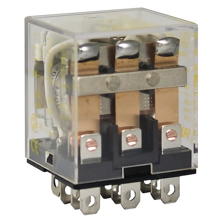 Square D 8501RS43P14V20 - Plug-In Relay, 240 VAC Coil Volts, 3 PDT
