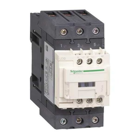 Schneider Electric LC1D65AM7 - IEC Magnetic Contactor, 1 NC/1 NO, 220 V AC, 3 P, Non-Reversing, Screw Clamp