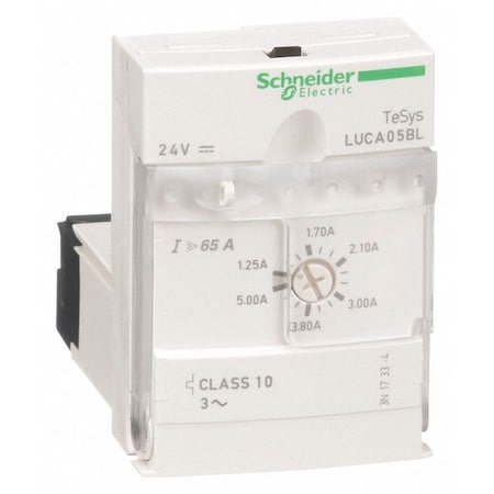 Schneider Electric LUCA05BL - Overload Module, 1.25 A Min current, 5 A Max current, 690 V AC