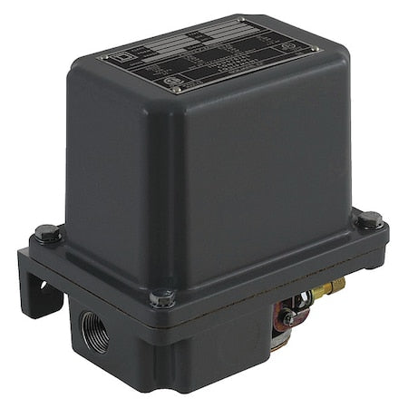 Telemecanique Sensors 9013GHW2J63XZ - Pressure Switch, Standard, DPST, 35 to 200 psi Range, Aluminum