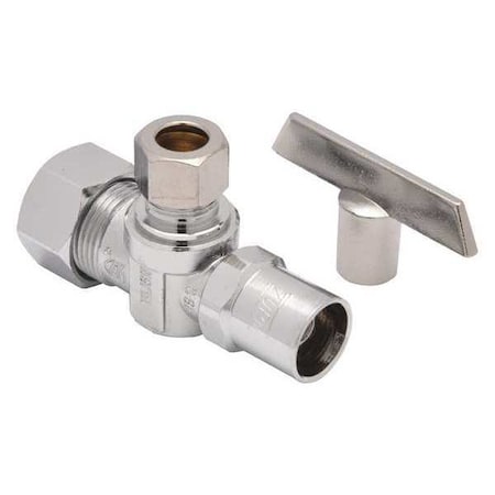 Zurn Z8804-XL-LKQ-PC - Angle Stop Valve,2-3/4 in. L,Chrome,FIP