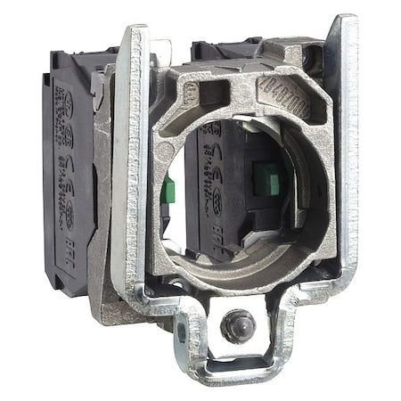 Schneider Electric ZD4PA103 - Complete body contact assembly for joystick controller, Harmony XB4, contact block with body fixing collar, 2 NO