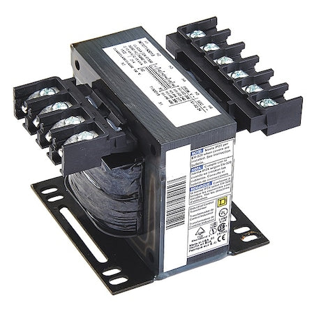 Square D 9070T50D19 - Control Transformer, 50 VA, Not Rated, 24 V, 208/240/277/380/480 V