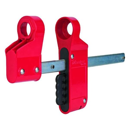 Master Lock S3922 - Blind Flange Lockout,1/2 to 3 in Pipe Sz