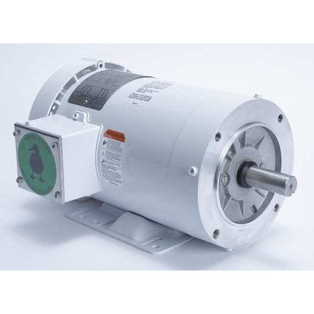 Leeson 121867.00 - Washdown Motor, 1 HP, Face/Base, 143 TC Frame